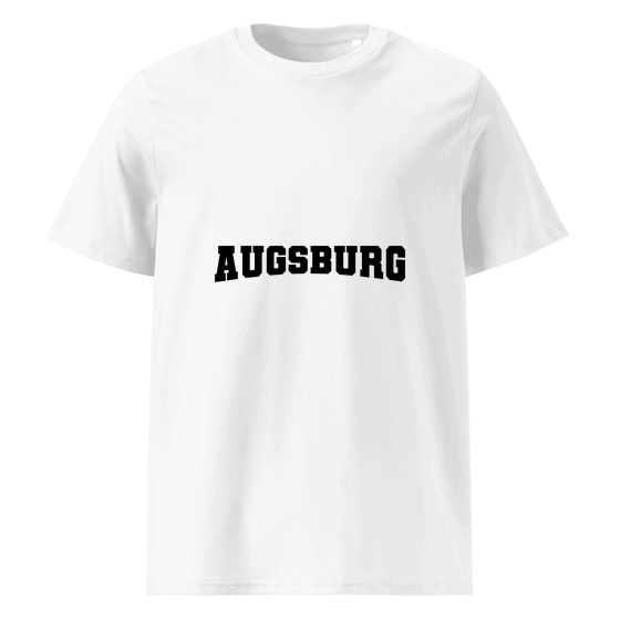 Augsburg T-Shirt mit Varsity17-Design (Weiß) – Produktansicht