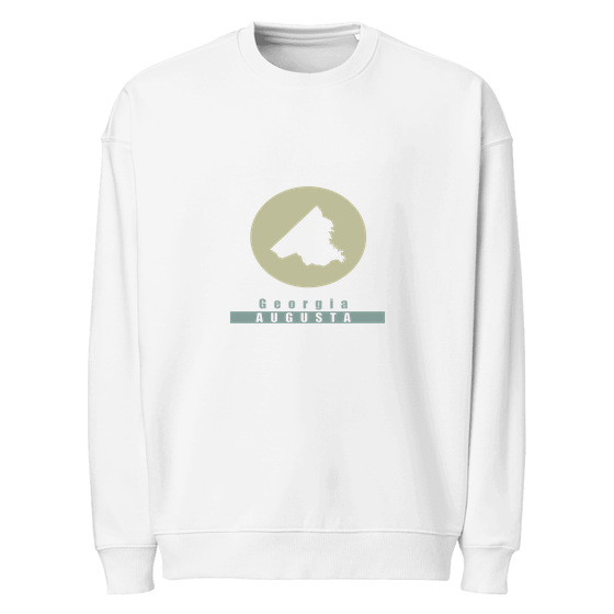 Augusta Sweatshirt with Minimal Moon design (White)