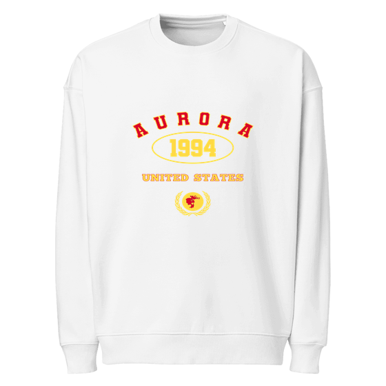 Aurora Sweatshirt with University 1994 design (White)