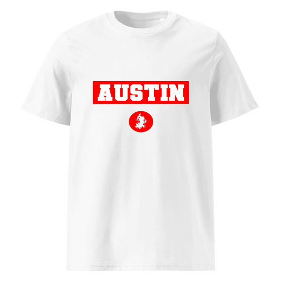 Austin T-Shirt with Signal14 design (White) – Produktansicht