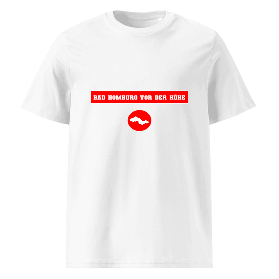 Bad Homburg vor der Höhe T-Shirt mit Signal14-Design (Weiß) – Produktansicht