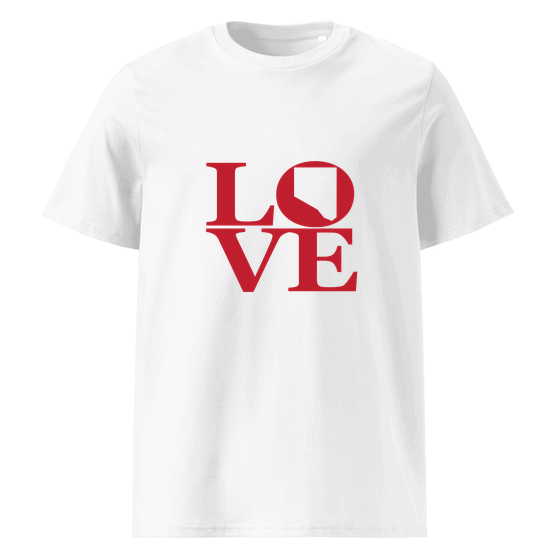 Baltimore T-Shirt with Love design (White)