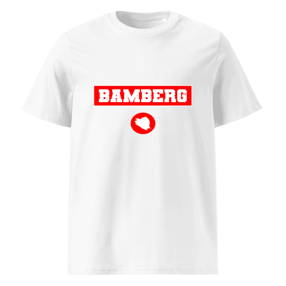 Bamberg T-Shirt mit Signal14-Design (Weiß) – Produktansicht