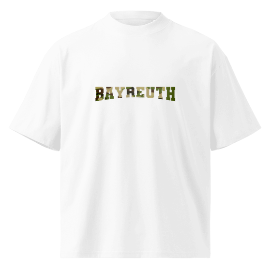 Bayreuth T-Shirt mit Camouflage-Design (Weiß) – Produktansicht