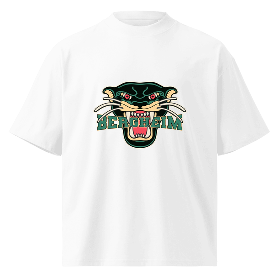 Bergheim T-Shirt mit Panther-Design (Weiß) – Produktansicht
