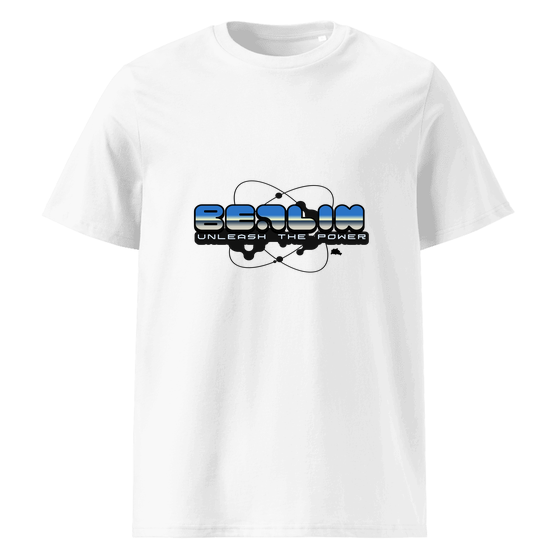 Berlin T-Shirt mit Atom-Design (Weiß)
