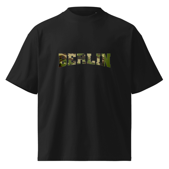 Berlin T-Shirt mit Camouflage-Design (Schwarz)