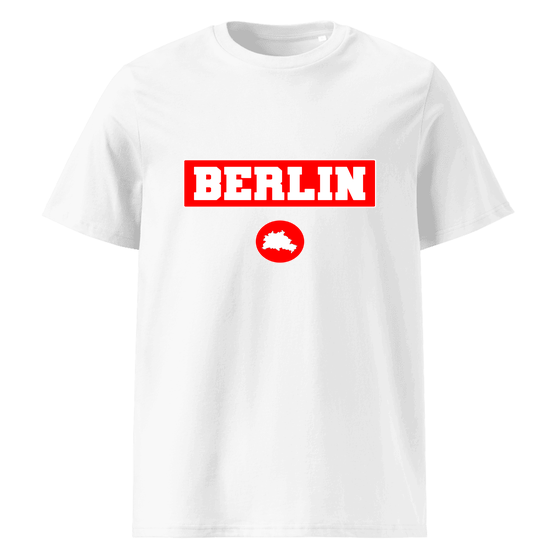 Berlin T-Shirt mit Signal14-Design (Weiß) – Produktansicht