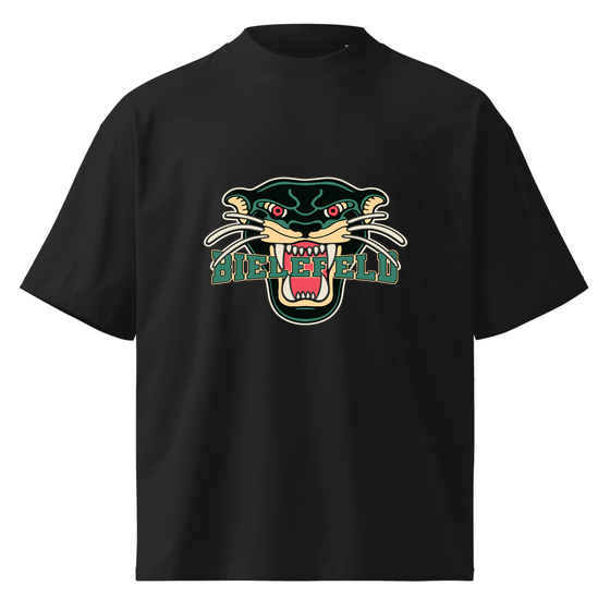 Bielefeld T-Shirt mit Panther-Design (Schwarz) – Produktansicht