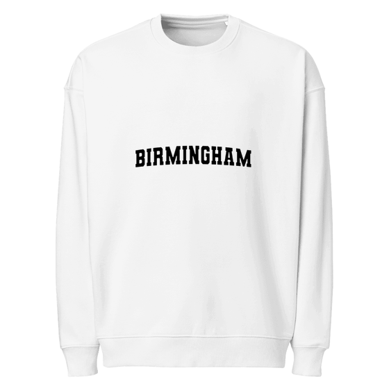 Birmingham Sweatshirt with Varsity3 design (White)