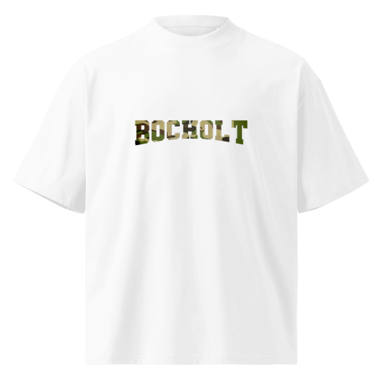 Bocholt T-Shirt mit Camouflage-Design (Weiß) – Produktansicht