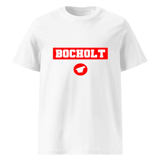 Bocholt T-Shirt mit Signal14-Design (Weiß) – Produktansicht