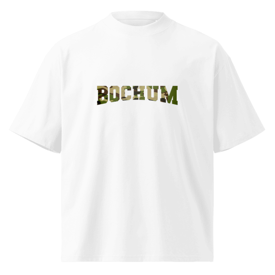 Bochum T-Shirt mit Camouflage-Design (Weiß) – Produktansicht