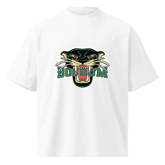 Bochum T-Shirt mit Panther-Design (Weiß) – Produktansicht