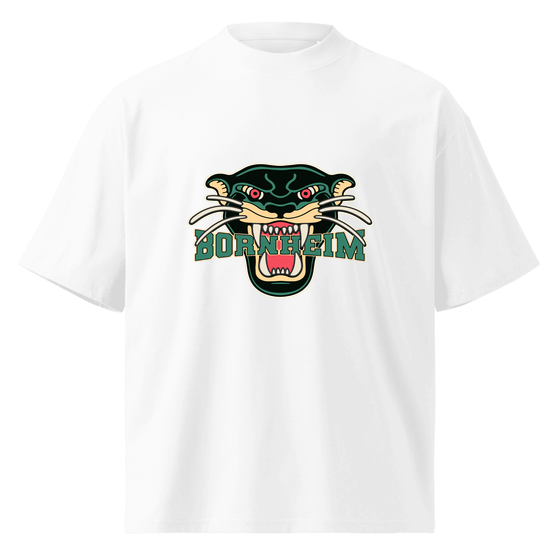 Bornheim T-Shirt mit Panther-Design (Weiß) – Produktansicht