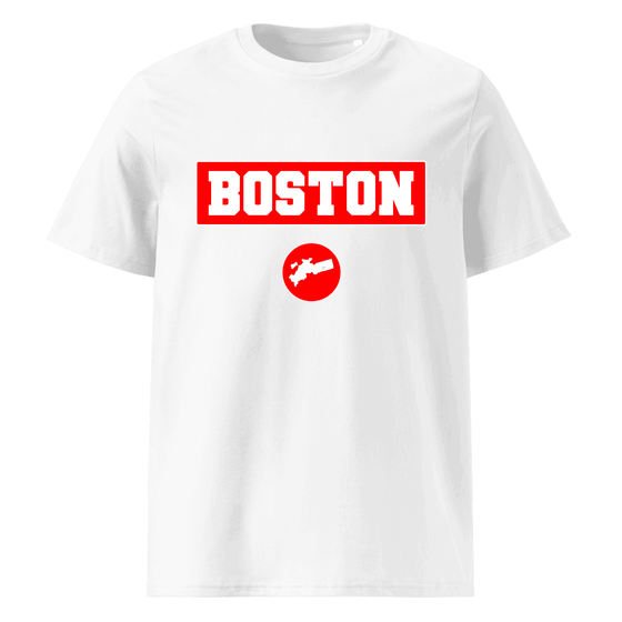 Boston T-Shirt with Signal14 design (White) – Produktansicht
