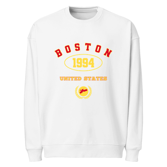 Boston Sweatshirt with University 1994 design (White)