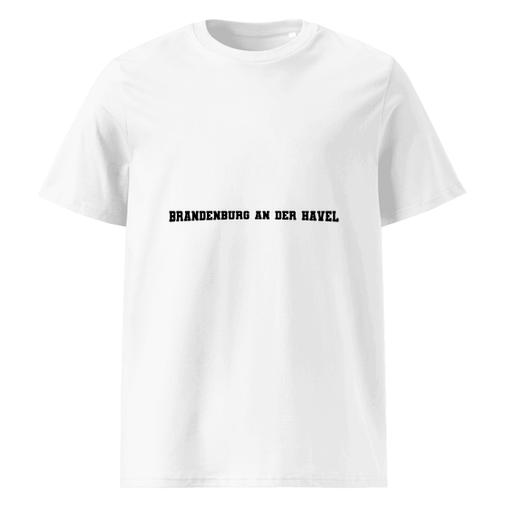 Brandenburg an der Havel T-Shirt mit Varsity17-Design (Weiß) – Produktansicht