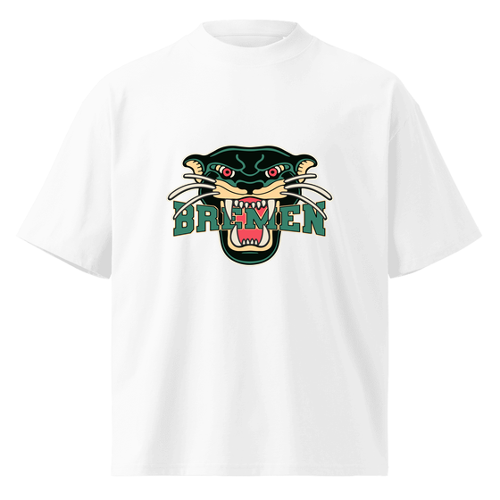 Bremen T-Shirt mit Panther-Design (Weiß) – Produktansicht