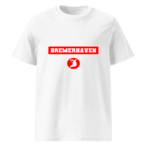 Bremerhaven T-Shirt mit Signal14-Design (Weiß) – Produktansicht