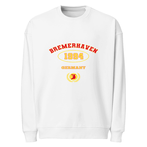 Bremerhaven Sweatshirt mit University 1994-Design (Weiß)