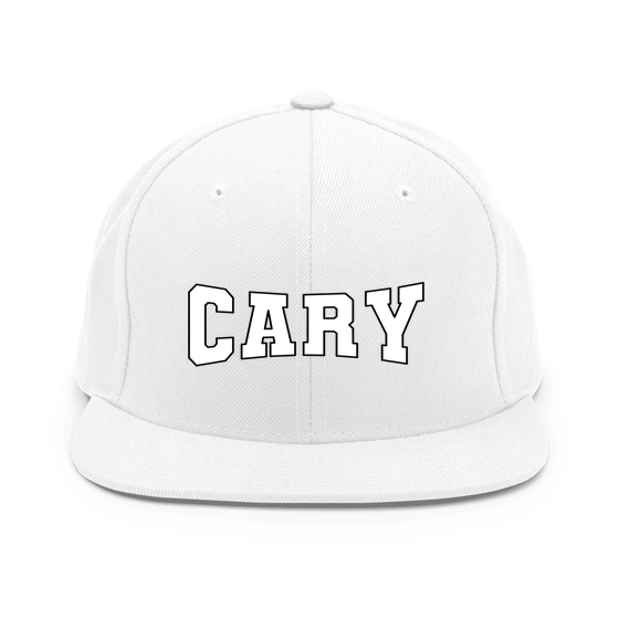 Cary Cap with Varsity4 design (White)