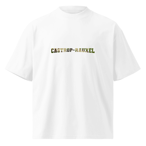 Castrop-Rauxel T-Shirt mit Camouflage-Design (Weiß) – Produktansicht