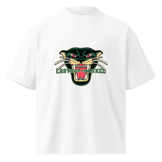 Castrop-Rauxel T-Shirt mit Panther-Design (Weiß) – Produktansicht