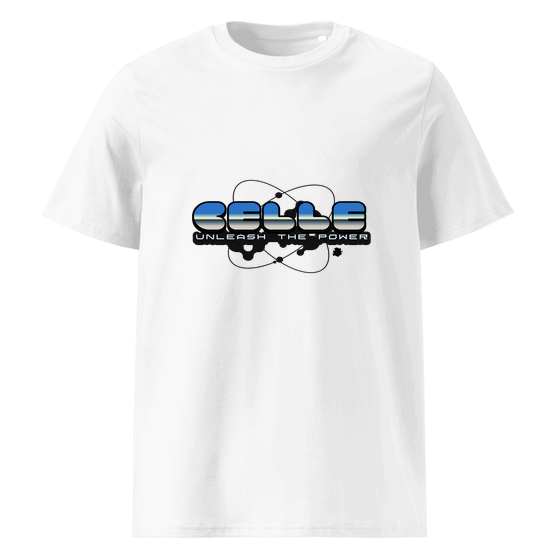 Celle T-Shirt mit Atom-Design (Weiß)