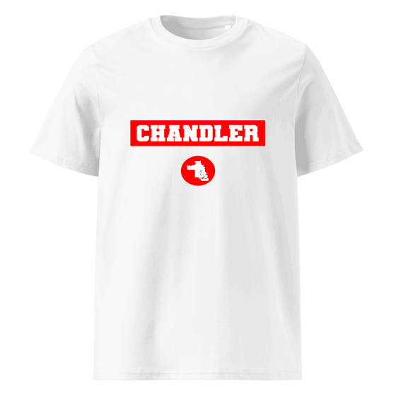 Chandler T-Shirt with Signal14 design (White) – Produktansicht