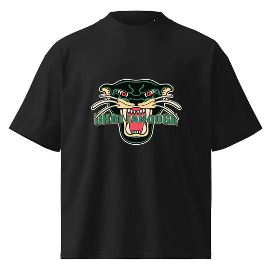 Chattanooga T-Shirt with Panther design (Black) – Produktansicht