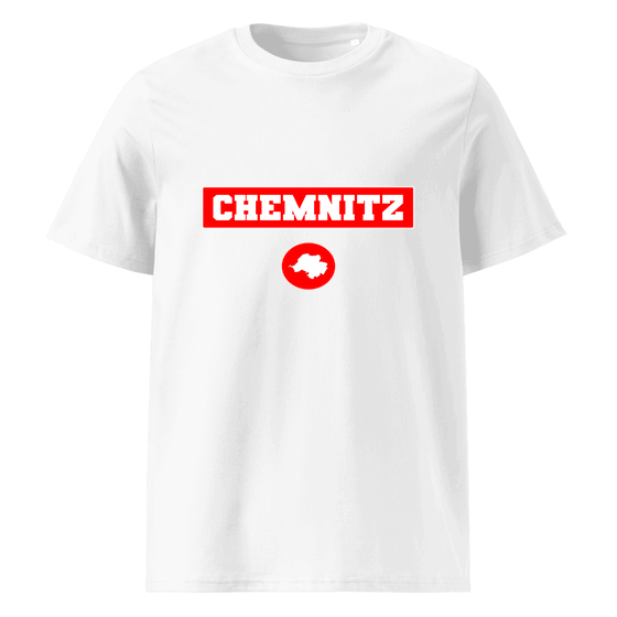 Chemnitz T-Shirt mit Signal14-Design (Weiß) – Produktansicht