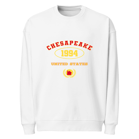 Chesapeake Sweatshirt with University 1994 design (White)