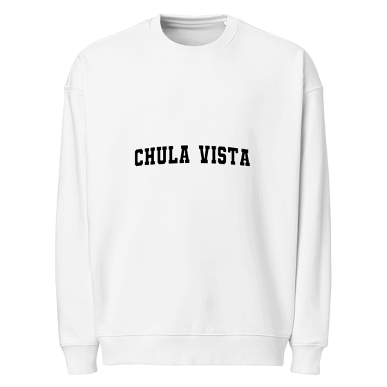 Chula Vista Sweatshirt with Varsity3 design (White)