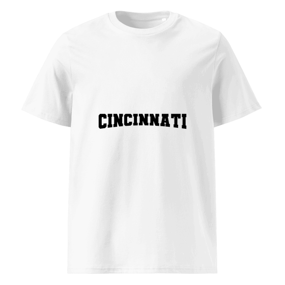 Cincinnati T-Shirt with Varsity17 design (White) – Produktansicht