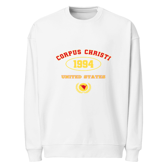 Corpus Christi Sweatshirt with University 1994 design (White)