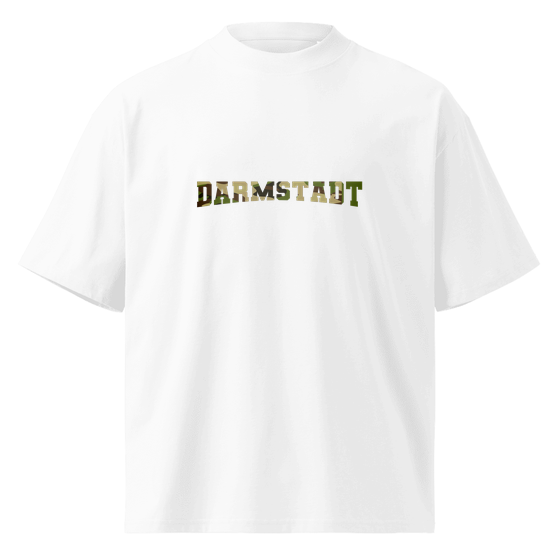 Darmstadt T-Shirt mit Camouflage-Design (Weiß) – Produktansicht