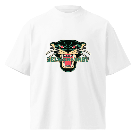 Delmenhorst T-Shirt mit Panther-Design (Weiß) – Produktansicht