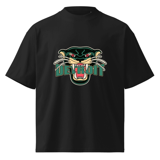 Detroit T-Shirt with Panther design (Black)