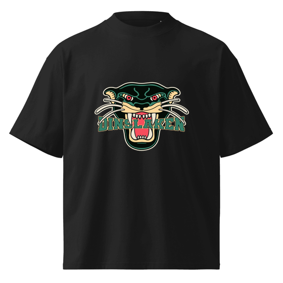 Dinslaken T-Shirt mit Panther-Design (Schwarz)