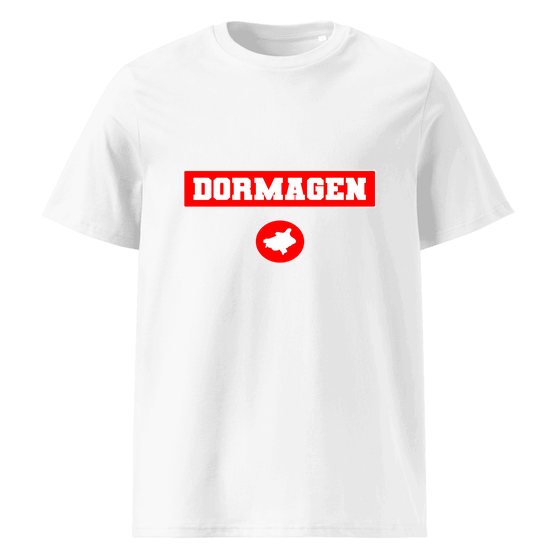 Dormagen T-Shirt mit Signal14-Design (Weiß) – Produktansicht