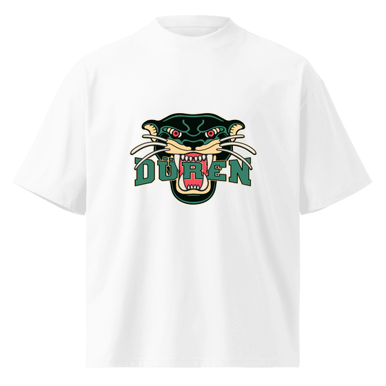 Düren T-Shirt mit Panther-Design (Weiß) – Produktansicht