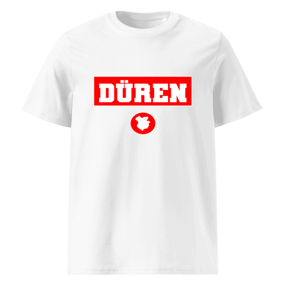 Düren T-Shirt mit Signal14-Design (Weiß) – Produktansicht