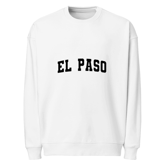 El Paso Sweatshirt with Varsity3 design (White)