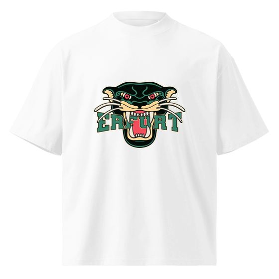 Erfurt T-Shirt mit Panther-Design (Weiß) – Produktansicht
