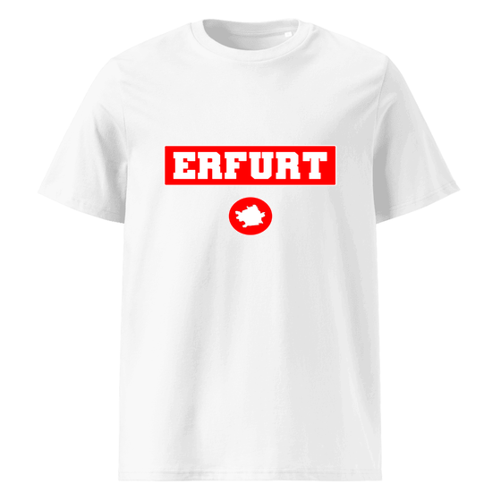 Erfurt T-Shirt mit Signal14-Design (Weiß) – Produktansicht