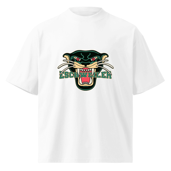 Eschweiler T-Shirt mit Panther-Design (Weiß) – Produktansicht