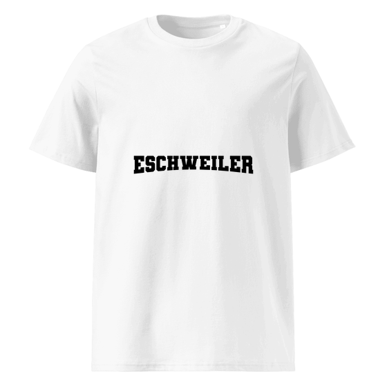 Eschweiler T-Shirt mit Varsity17-Design (Weiß) – Produktansicht