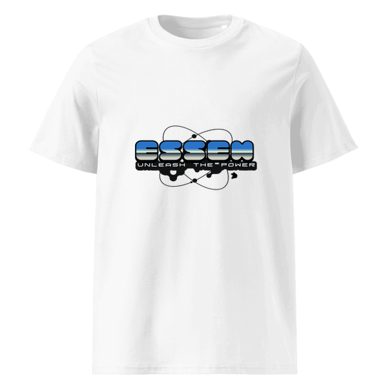 Essen T-Shirt mit Atom-Design (Weiß)