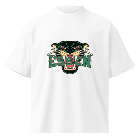 Essen T-Shirt mit Panther-Design (Weiß) – Produktansicht